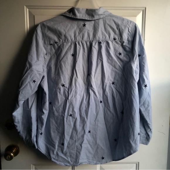Aerie women’s starry button down shirt size XL - Picture 2 of 6